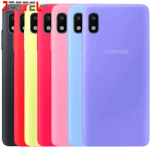 کاور سیلیکونی تک رنگ اورجینال Samsung Galaxy A10 مدل پاک کنی اصل