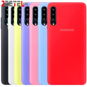 کاور سیلیکونی تک رنگ اورجینال Samsung Galaxy A70 مدل پاک کنی اصل