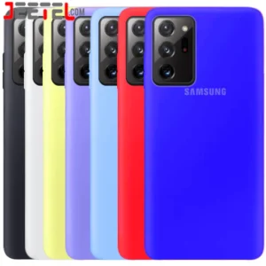کاور سیلیکونی تک رنگ اورجینال Samsung Galaxy Note 20 Ultra مدل پاک کنی اصل