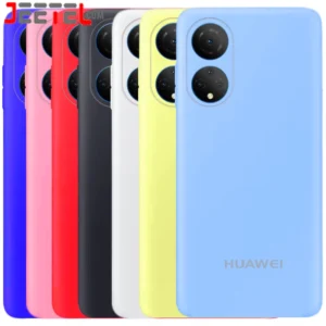 کاور سیلیکونی تک رنگ اورجینال هانر Honor X7 مدل محافظ لنزدار