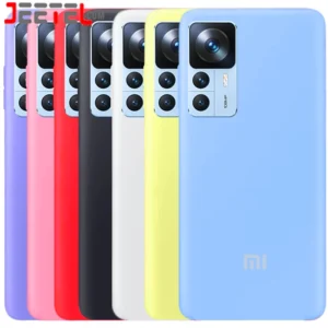 کاور سیلیکونی تک رنگ اورجینال Xiaomi 12T / 12T Pro مدل پاک کنی اصل