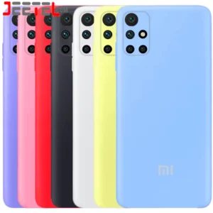 کاور سیلیکونی تک رنگ اورجینال Xiaomi Redmi 10 / Redmi 10 Prime 2022 مدل پاک کنی اصل