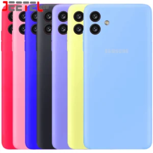 کاور سیلیکونی تک رنگ اورجینال Samsung Galaxy A04 مدل پاک کنی اصل