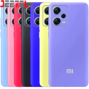 کاور سیلیکونی تک رنگ اورجینال Xiaomi Redmi Note 12 5G مدل پاک کنی اصل