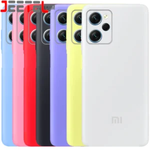 کاور سیلیکونی تک رنگ اورجینال Xiaomi Poco X5 Pro مدل پاک کنی اصل