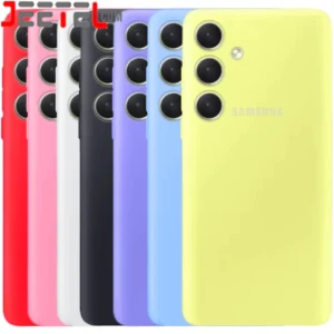 کاور سیلیکونی تک رنگ اورجینال Samsung Galaxy A34 مدل پاک کنی اصل