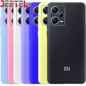 کاور سیلیکونی تک رنگ اورجینال Xiaomi Redmi Note 12 Pro 5G مدل پاک کنی اصل
