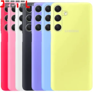 کاور سیلیکونی تک رنگ اورجینال Samsung Galaxy A24 مدل پاک کنی اصل