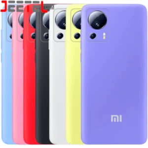 کاور سیلیکونی تک رنگ اورجینال Xiaomi 13 Lite مدل پاک کنی اصل