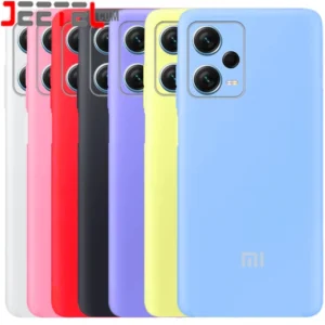 کاور سیلیکونی تک رنگ اورجینال Xiaomi Poco X5 5G مدل پاک کنی اصل