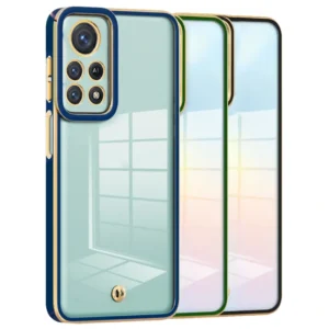 قاب اورجینال الکتروپلیتینگ Xiaomi Redmi Note 12 Pro 4G مدل دور طلایی اسپیس