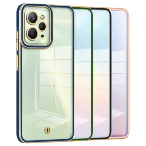 قاب اورجینال الکتروپلیتینگ Xiaomi Redmi 12 مدل دور طلایی اسپیس