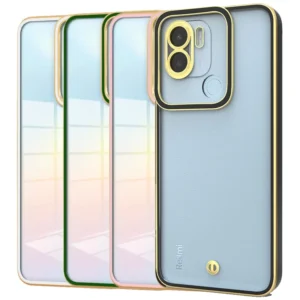 قاب اورجینال الکتروپلیتینگ Xiaomi Redmi A1 Plus / A2 Plus مدل دور طلایی اسپیس