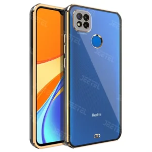 قاب اورجینال الکتروپلیتینگ Xiaomi Redmi 10A مدل دور طلایی اسپیس