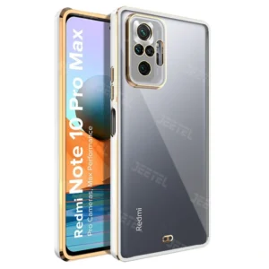 قاب اورجینال الکتروپلیتینگ Xiaomi Redmi Note 10 Pro / MAX مدل دور طلایی اسپیس