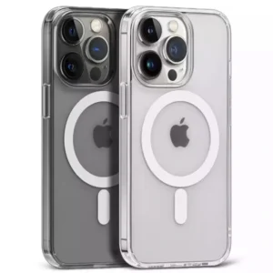 قاب اورجینال مگ سیف برای گوشی IPHONE 14 Pro تمام شفاف (پک اپل استوری)