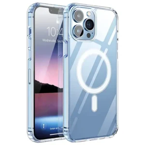 قاب اورجینال مگ سیف برای گوشی IPHONE 12 / 12 Pro تمام شفاف (پک اپل استوری)