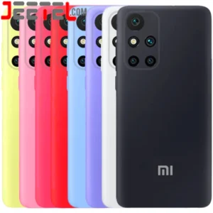 کاور سیلیکونی تک رنگ اورجینال Xiaomi Redmi Note 11 Pro Plus مدل پاک کنی اصل