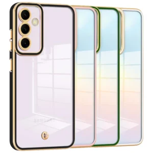 قاب اورجینال الکتروپلیتینگ Samsung Galaxy M52 مدل دور طلایی اسپیس