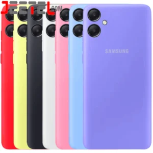 کاور سیلیکونی تک رنگ اورجینال Samsung Galaxy A05 مدل پاک کنی اصل