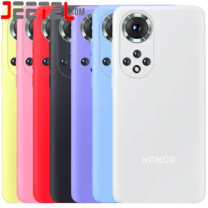 کاور سیلیکونی تک رنگ اورجینال هانر Honor 50 / Nova 9 مدل پاک کنی اصل (متریال ویتنام)