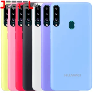 کاور سیلیکونی تک رنگ اورجینال Huawei Y7P مدل پاک کنی اصل