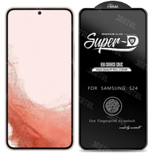 گلس گوشی Samsung Galaxy S24 سوپر فلت فینگرپرینت از برند Mietubl