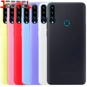 کاور سیلیکونی تک رنگ اورجینال Huawei Y6P مدل پاک کنی اصل