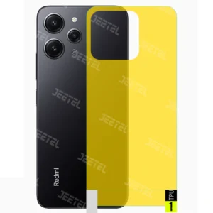 برچسب نانو پشت گوشی Xiaomi Redmi 12 مدل فول کاور شفاف آنتی شوک