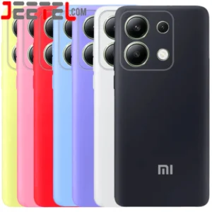 کاور سیلیکونی تک رنگ اورجینال Xiaomi Redmi Note 13 4G مدل پاک کنی ضدلک