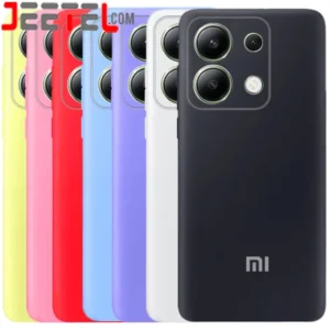 کاور سیلیکونی تک رنگ اورجینال Xiaomi Redmi Note 13 5G مدل پاک کنی ضدلک