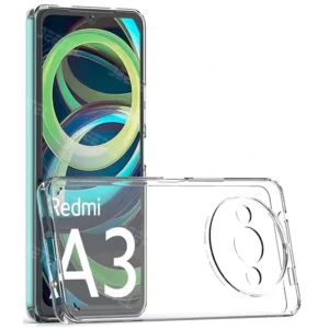 قاب شفاف Xiaomi Redmi A3 مدل ژله ای محافظ لنزدار