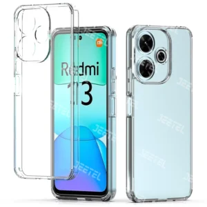 قاب شفاف Xiaomi Redmi 13 / 13X مدل ژله ای محافظ لنزدار