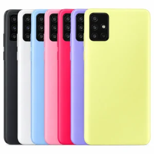 کاور سیلیکونی تک رنگ اورجینال Samsung Galaxy A71 مدل پاک کنی اصل