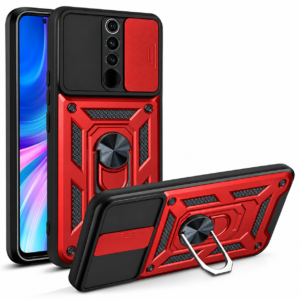 قاب کشویی بتمنی مدل آهنربایی هولدردار برای گوشی Xiaomi Redmi Note 8 Pro طرح اسلاید آرمور